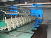 中豪刺繡電腦二手機交易市場-廣州市增城新塘匯美工業區-繡花機械。進口田島。百靈達。韓國機。大量國產繡花機。三合一特種繡。二合一等-產品展廳